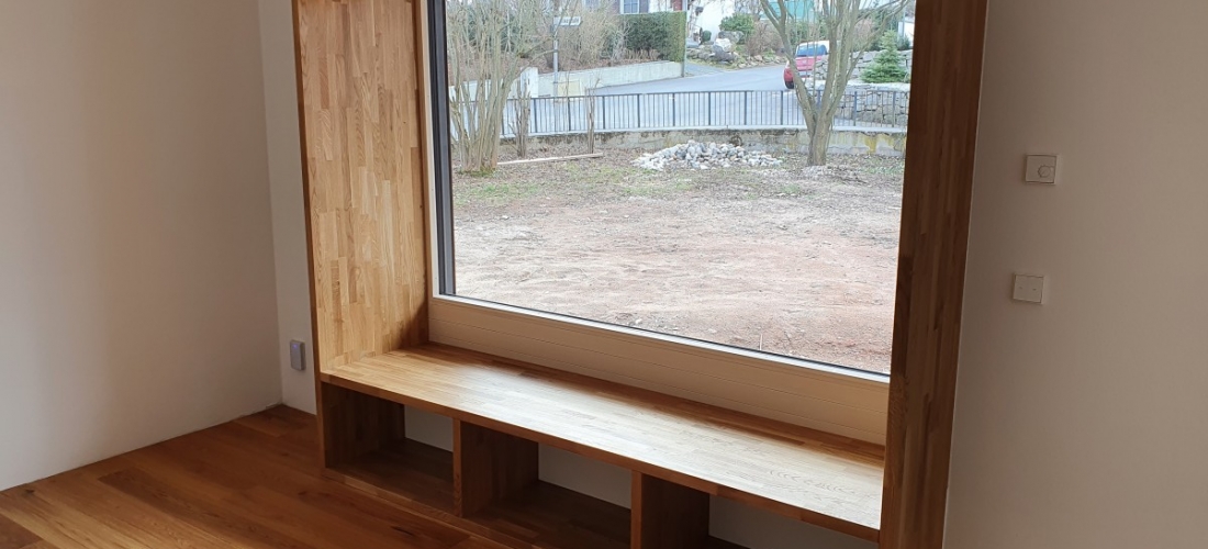 Lesefenster in Eiche massiv